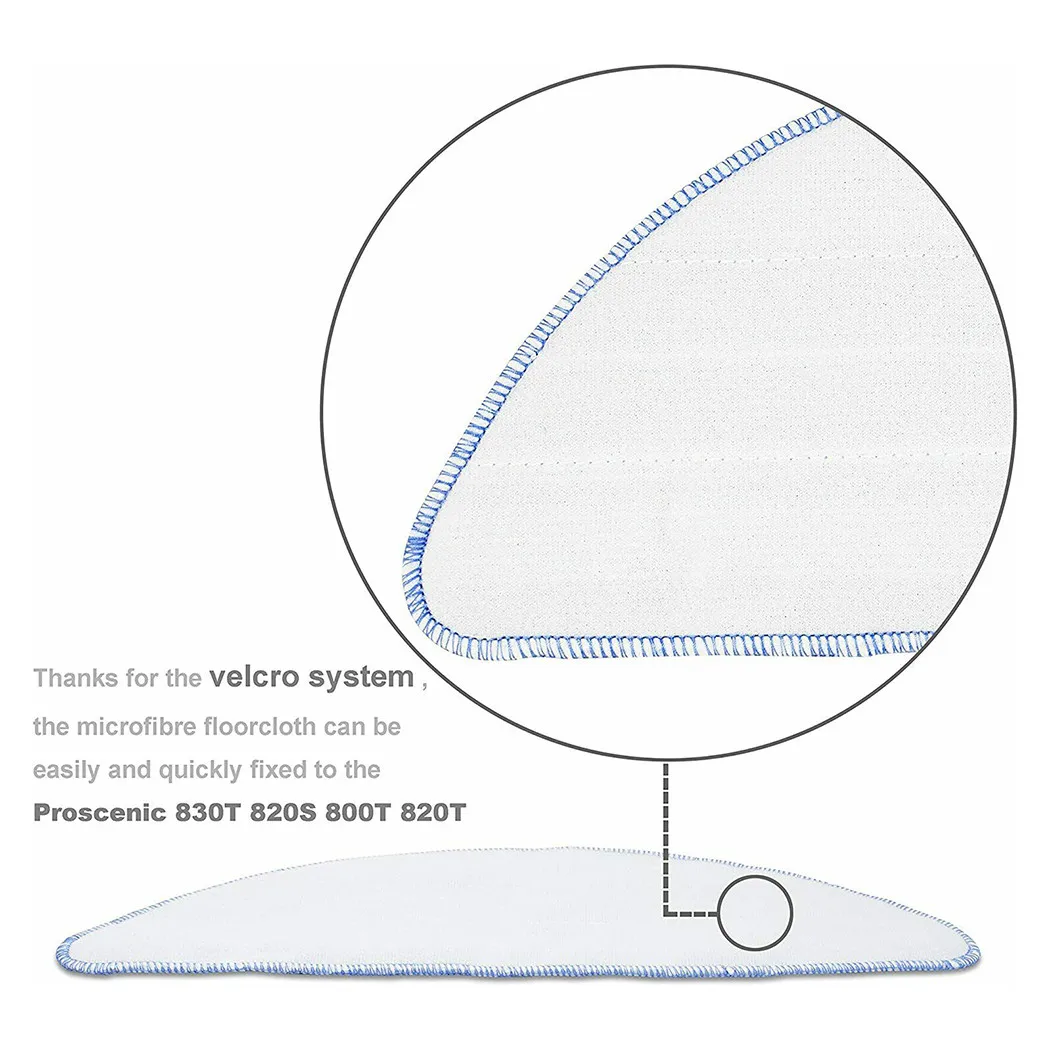 

Vacuum Cleaner Parts Mop Cloths For Proscenic 830T 820S 800T 820T Microfiber Pads