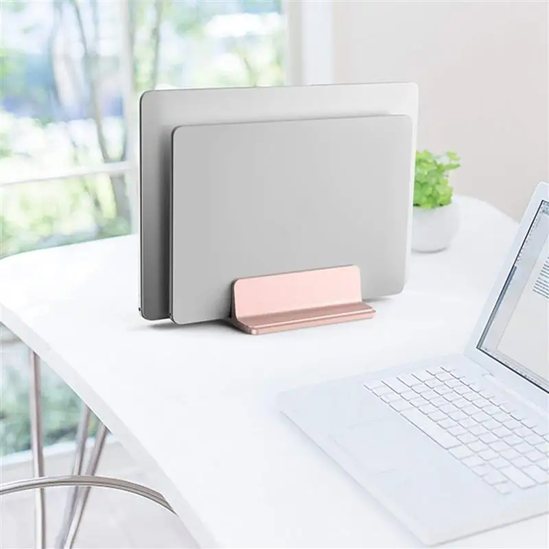 

Aluminum Alloy Laptop Stand Vertical Type Laptop Bracket Desktop Computer Holder