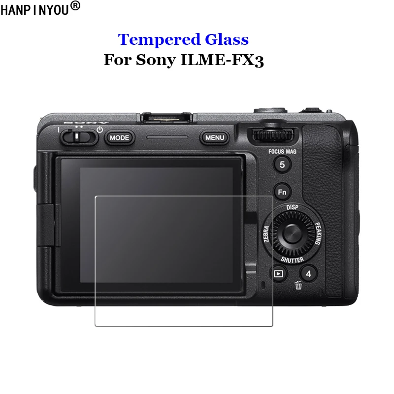 

For Sony ILME-FX3 Clear Tempered Glass 9H 2.5D Camera LCD Screen Protector Protective Film