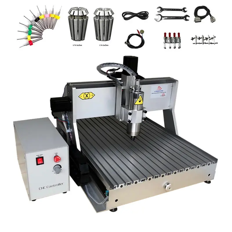 3 оси 4 1 5 кВт CNC 4030 маршрутизатор гравер 1500 Вт с водяным охлаждением USB 3040 Металл