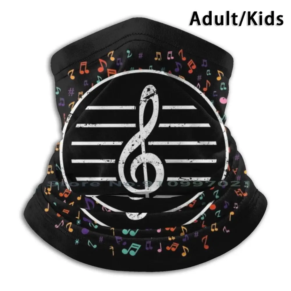 Кто любит музыку пользовательский дизайн для детской и взрослой маски