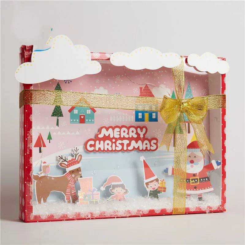 

DIY Creative Craft Toys Christmas Gift Box Decoration Sticker Handmade Fashion Sticker Birthday Gift Box Packaging