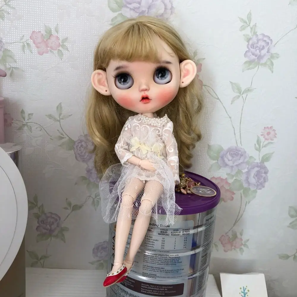 Blyth кукла NBL 1/6 BJD индивидуальное матовое лицо большие глаза Мода девушка шар для