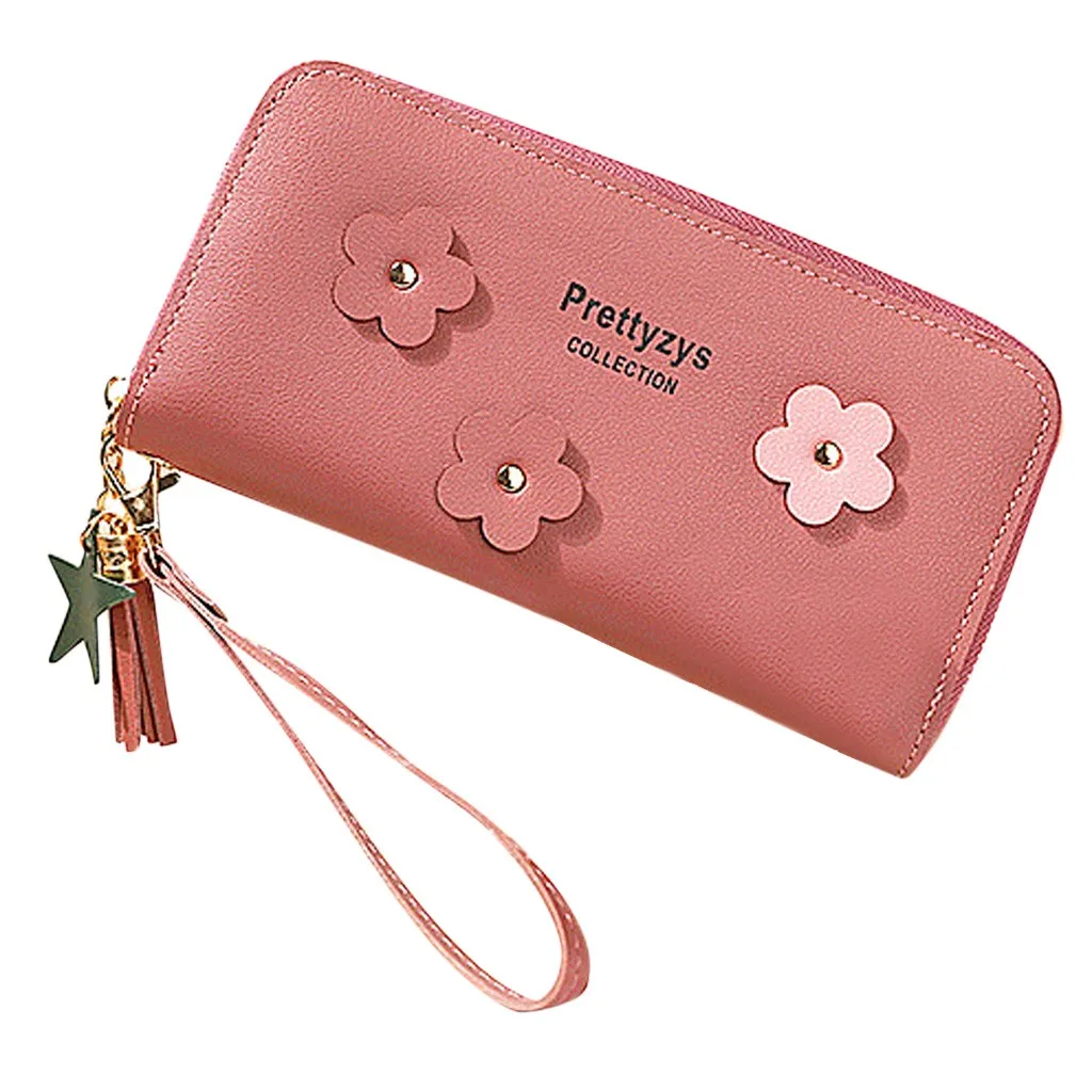 Женский модный высококачественный брендовый кошелек трендовый однотонный