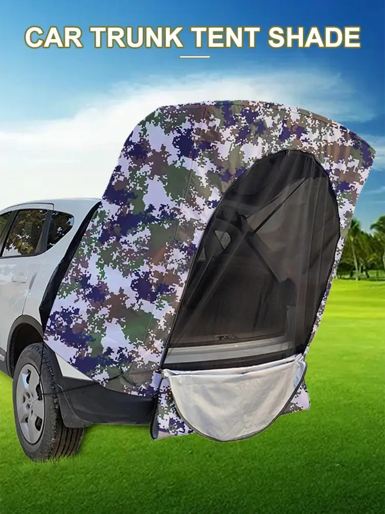 

SUV Camping Car Tent B3 Gauze Outdoor Rear Tailgates Car Trunk Tent Shade Uv Protection Rainproof 130x160x100cm For Picnic