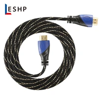 leshp high speed 3meters10ft hdmi compatible 4kx2k high definition cable 5 pcs supports 3d audio return channel