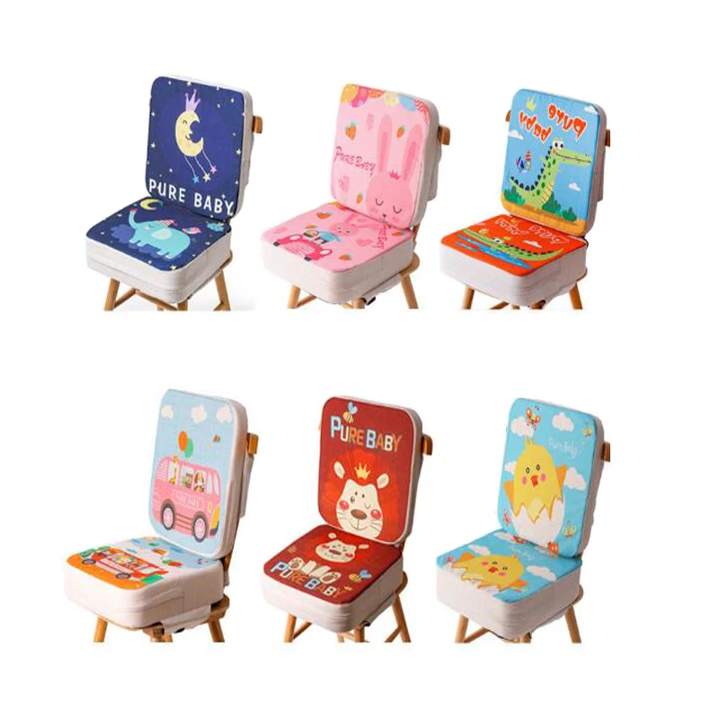 Baby Portable Booster Seat Children Soft Leather Cushion Pad Safety Chair Cover Kid Dining |