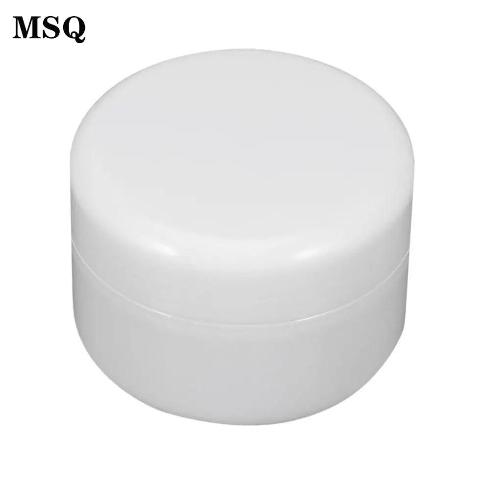 Бутылка для крема круглая пустая PP пластиковая Косметическая емкость