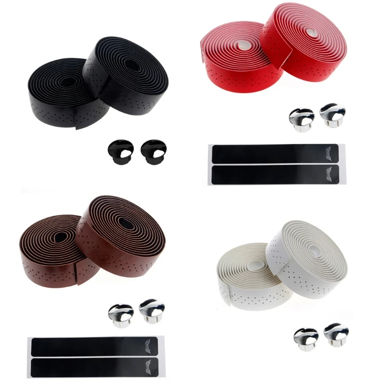 2 рулона новой спортивной пробковой ручки для велосипеда в стиле ретро + штекера