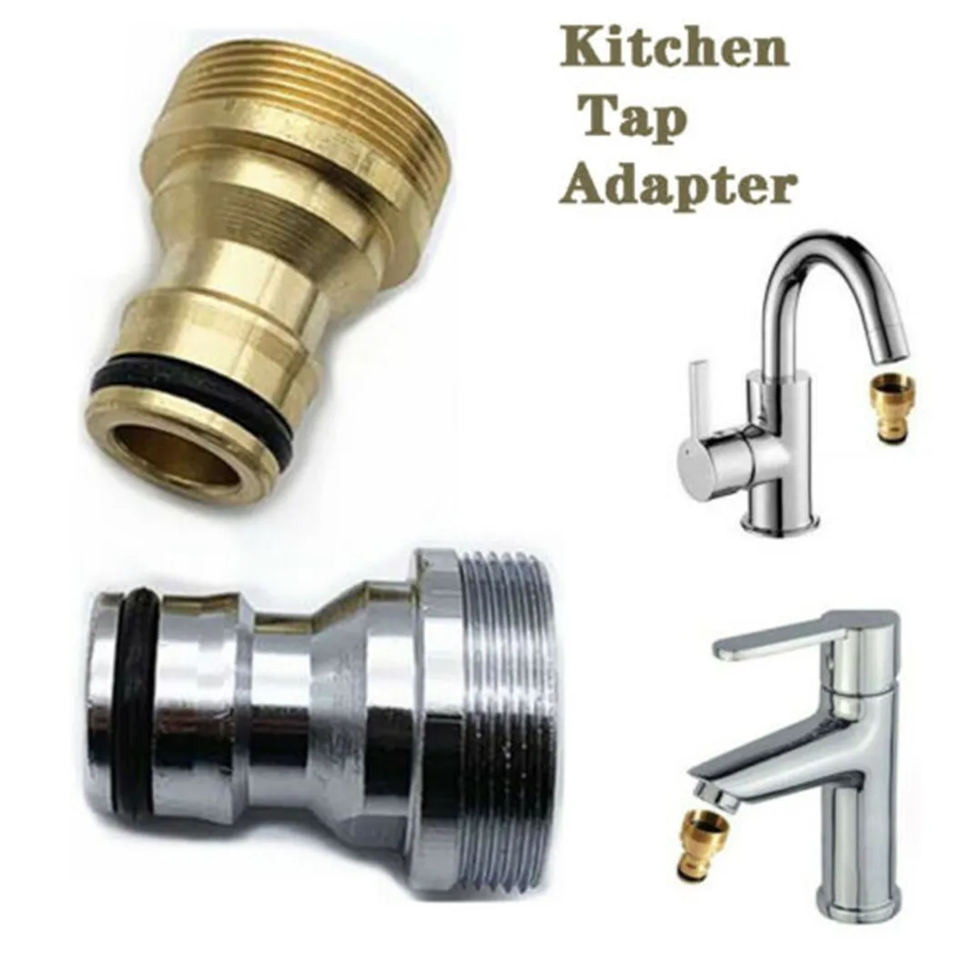 

Kitchen Connector Male And Female Mixer Quick Connect Silvery Tap Tap Connector Universal