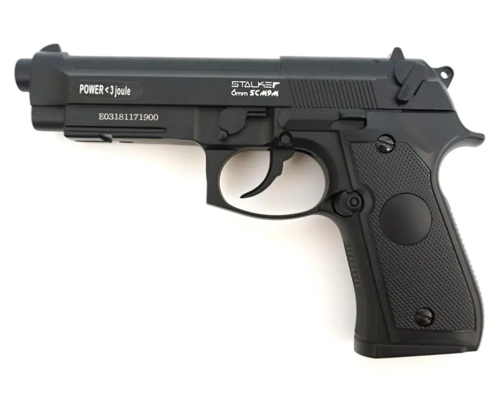 Пистолет пневматический Stalker SCM9M (аналог Beretta M9) к.6мм аксессуары для страйкбола