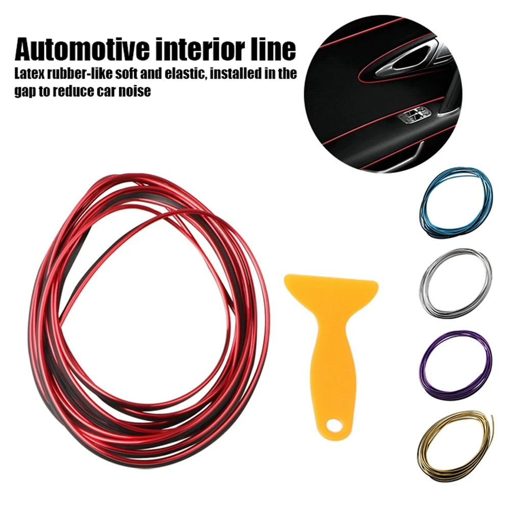 Turejo 10 м автомобильный Стайлинг украшение интерьера полосы Литье отделка