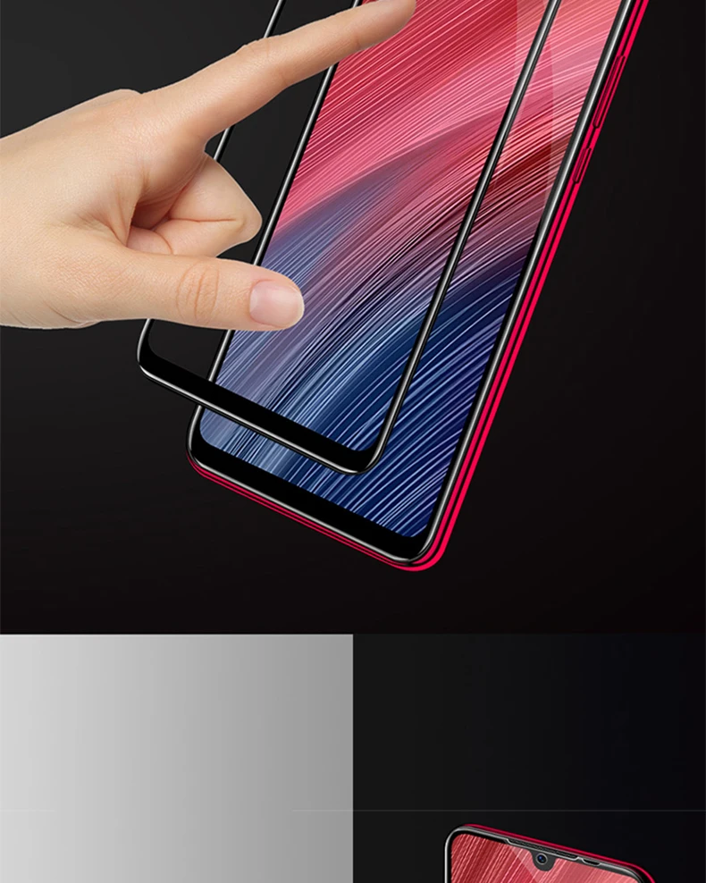 20D полностью изогнутое закаленное стекло для Xiaomi Redmi Note 6 7 8 Pro защита экрана на Redmi 8 8A 7 7A K20 профессиональная защитная пленка
