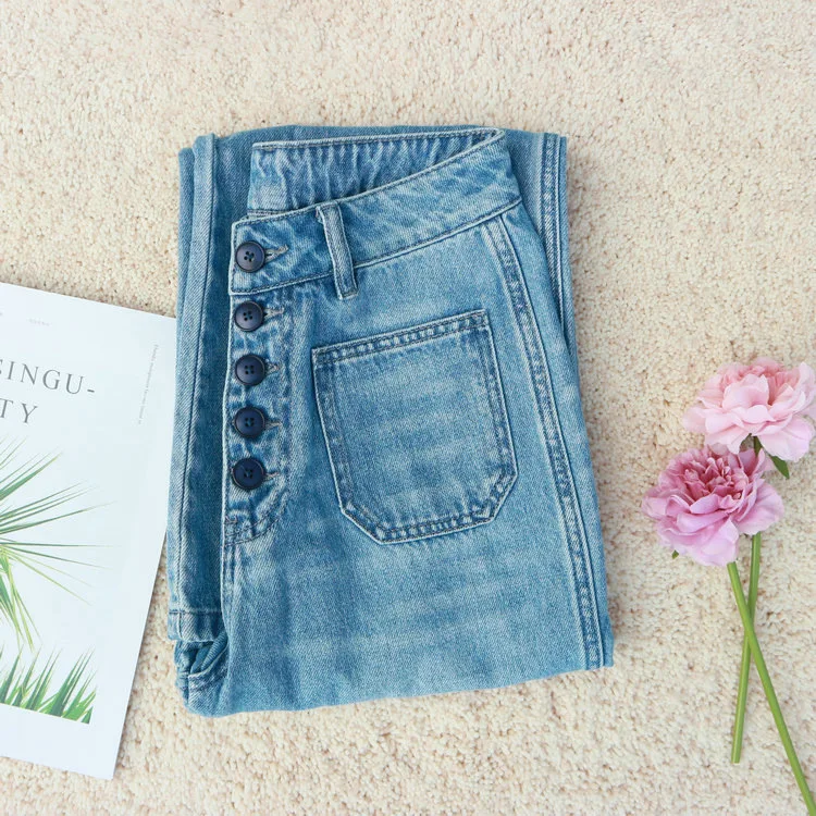 

jeans women's pants flared pants autumn and winter 2020 French women