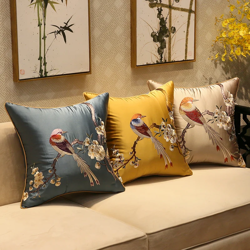 Чехлы на декоративные подушки наволочки Современная китайская традиционная