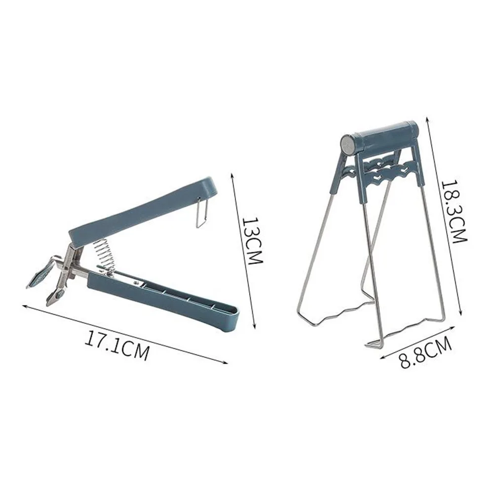 

1Pc Multifunction Stainless Steel Anti-Hot Pot Bowl Dish Clamp Gripper Holder Clip Cooking Clip Handle Kitchen Tool Organizer