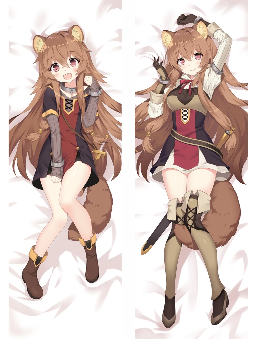 

Mxdfafa Japanese Anime Dakimakura Case Tate no Yuusha no Nariagari Pillow Cover Cartoon Hugging Body Pillowcase