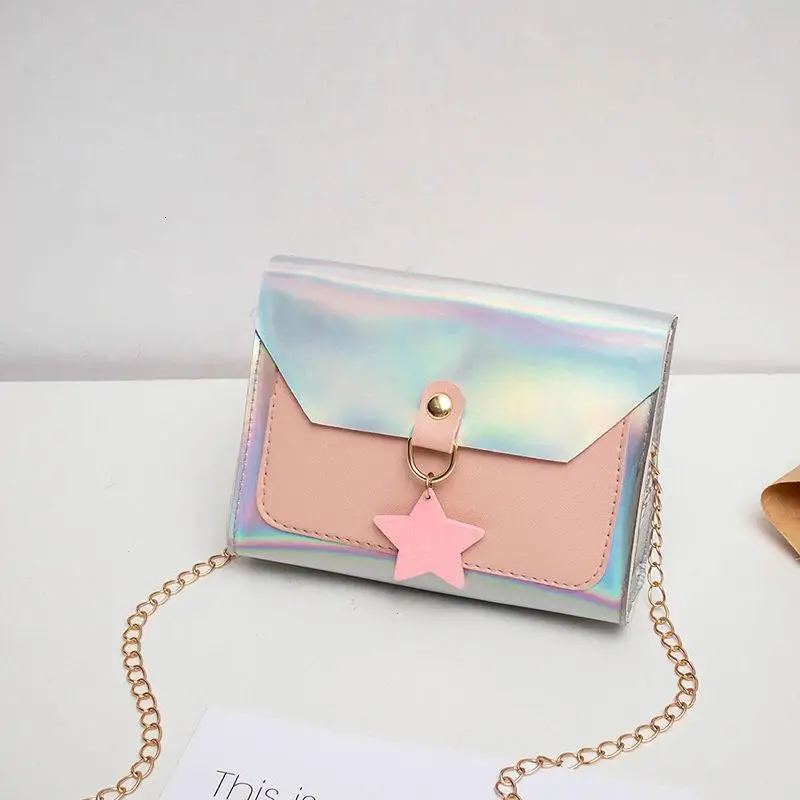 Candy Laser Color Small Flap Bag Women Crossbody MINI Messenger Handbags With Single Shoulder Strap Hasp For Shopper Student | Багаж и