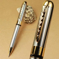 jinhao 250 metal ballpoint pen silver gold trim multicolor write stationery writing business office home school