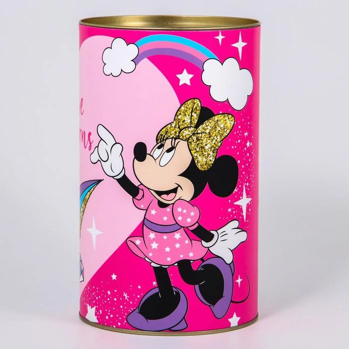 Копилка XXL для приключений, развлечений и лакомств Единорог Минни Маус 7036212. Копилка для монет, домашний декор. Декоративные банки.
