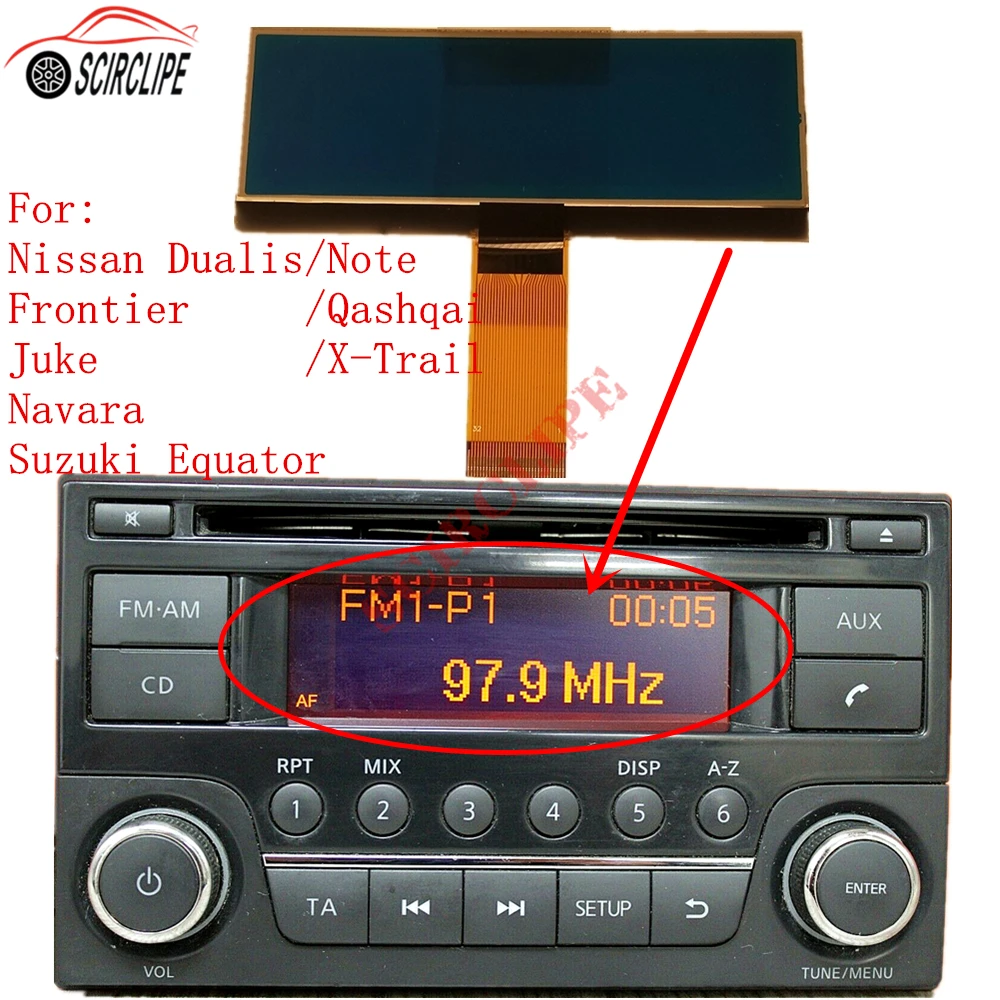 Автомобильный радиоприемник для Deawoo AGC-0071RF ЖК-дисплей Экран пикселей запасные