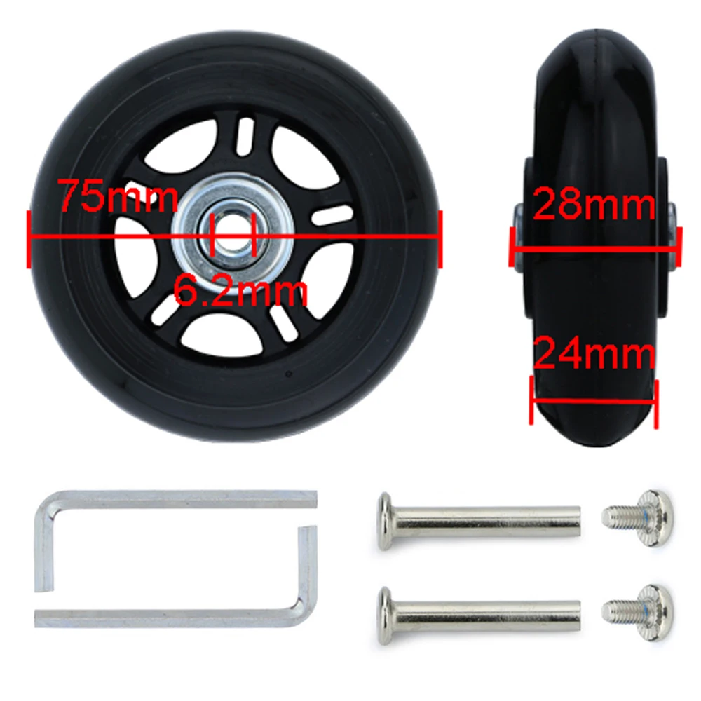 Сменные колеса для багажа запасные части чемодана 360 Спиннер вертикально