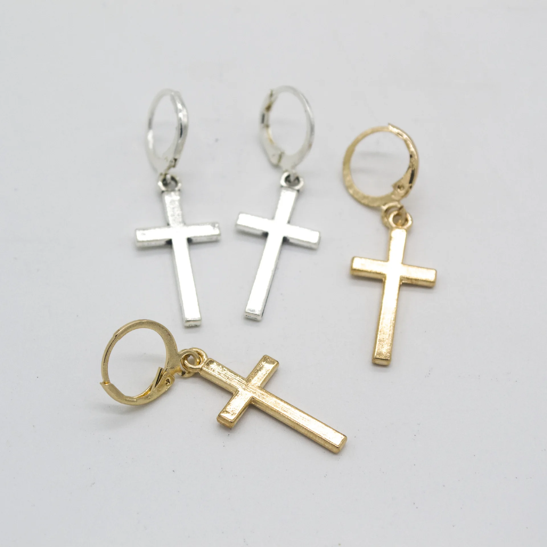 

Fashion Alloy Cross Pendant Earring for Women 2021 Trend Jewelry Gifts Brincos