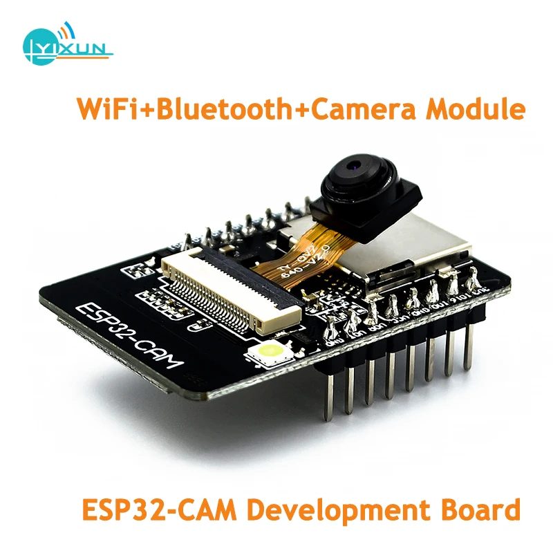 

ESP32-CAM Development Board with 2MP Camera Module, WiFi + Bluetooth Module With OV2640 For Arduino, ESP32 ESP-32 ESP-32S ESP32S