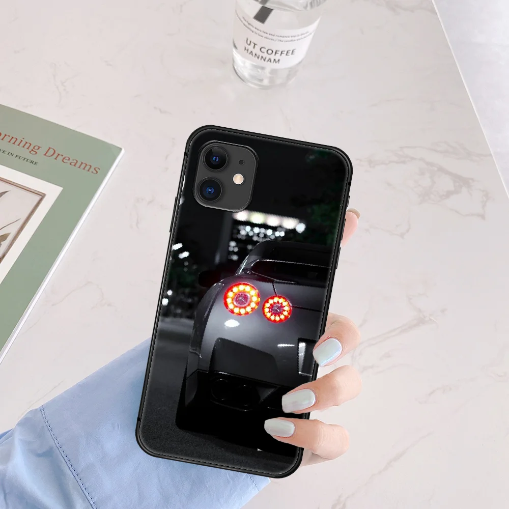 

GTR Sport Car Cool Phone Case For Iphone 5 5S SE 2020 6 6S 7 8 Plus 11 12 Mini X XS XR Pro Max black Shell Trend Bumper Fashion