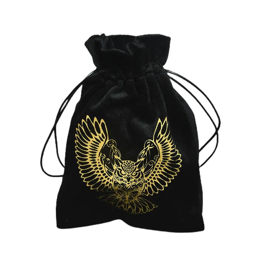 

Velvet Tarot Storage Bag Divination Drawstring Package Small Objects Jewelry Crystal Stone Storage Bag Storage Accessory 13x18CM