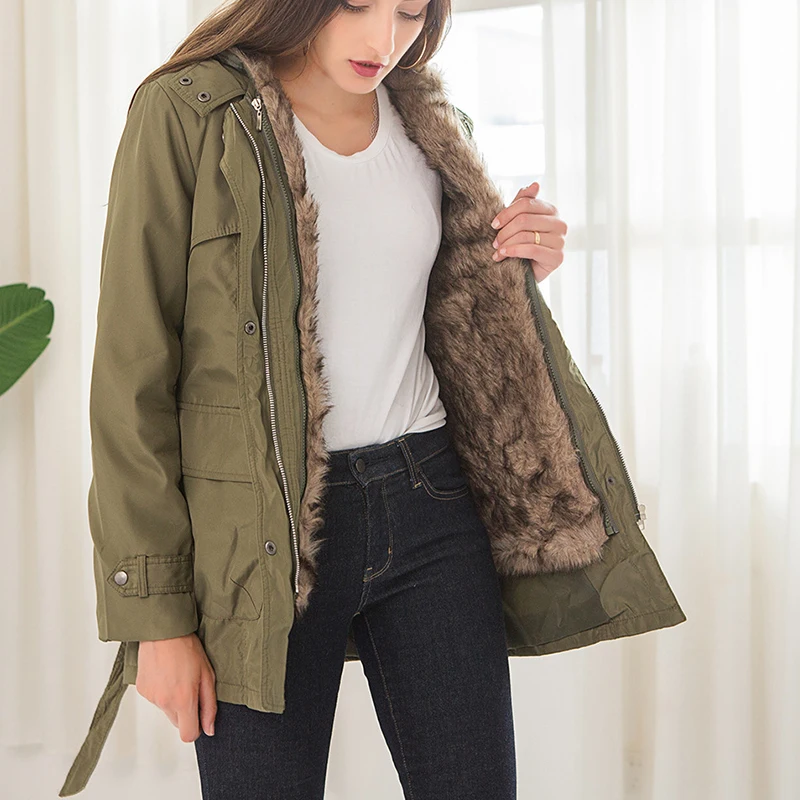 Зимнее пальто для беременных сохраняющее тепло длинное Свободное с капюшоном из