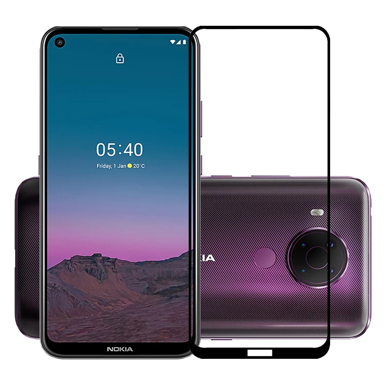 

Закаленное стекло премиум-класса 75 шт./лот 2.5D для Nokia 5,4, полное покрытие, защита экрана, защитная пленка для Nokia 5,4