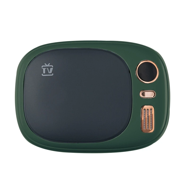 

Mini Retro TV Electric Small Hand Warmer Quick Charge Winter Warm USB Charging Q1FF