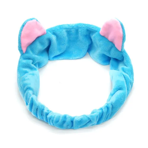 

Women Cute Cat Rabbit Ears Hair Band For Wash Face Makeup Sport Headbands Girls Purple Blue Headband Hair Bands Hair Accessories