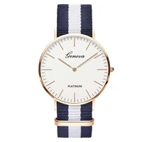 2019 Hot Sale Nylon strap Style Quartz Women Watch Top Brand Watches Fashion Casual Fashion Wrist Watch Relojes zegarek damski