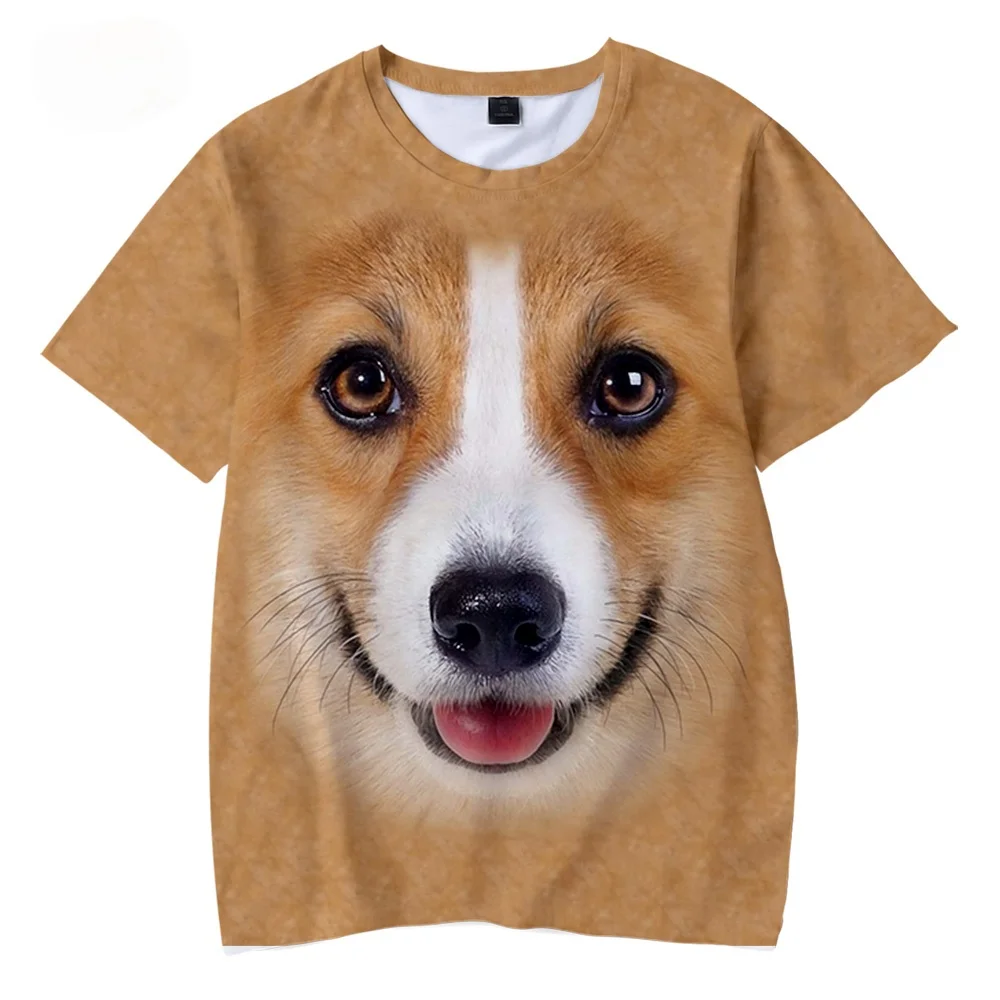 

Мужская футболка с 3D-принтом wpmen, летняя повседневная футболка оверсайз с короткими рукавами и принтом животных, в стиле хип-хоп, 2021