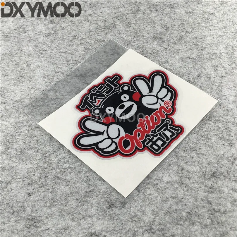 Авто стиль виниловая наклейка японский милый медведь вариант KUMAMON мотоцикл
