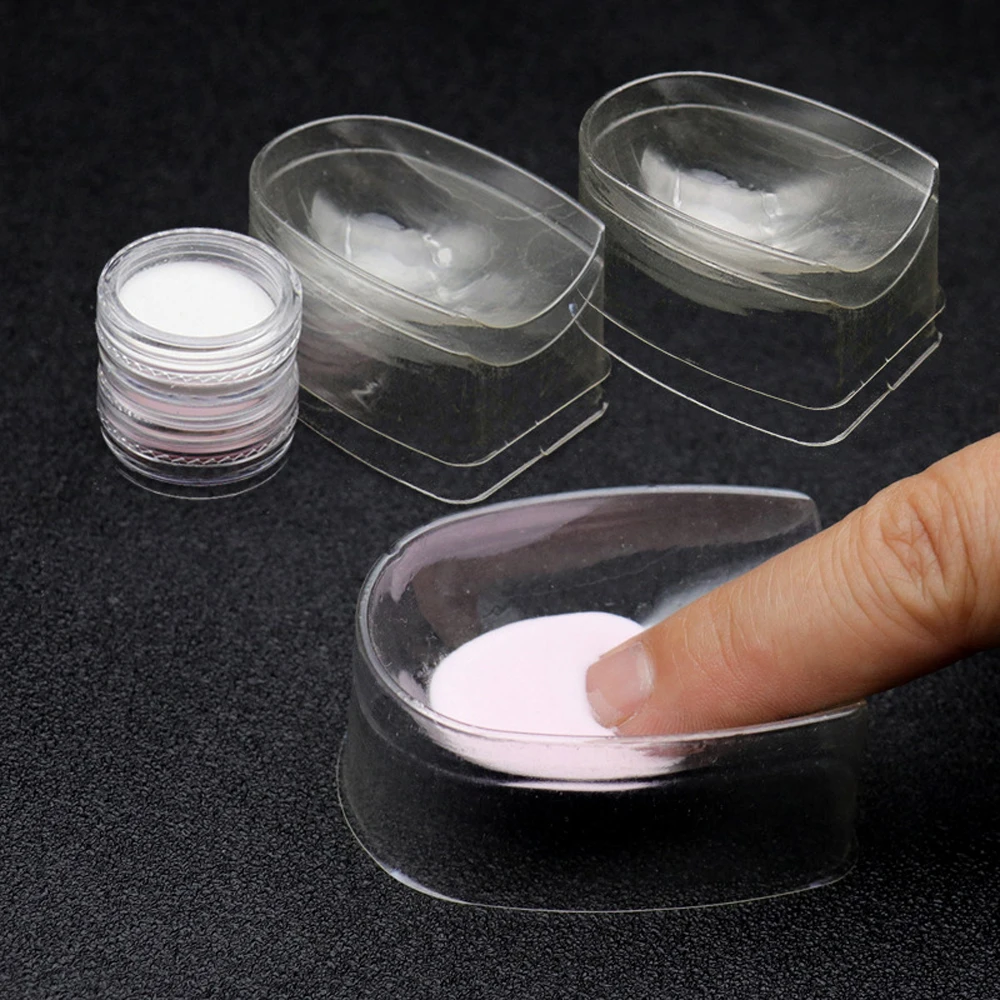 10 шт. одноразовые погружения порошок для ногтей УФ Dip лотки удалить Пластик