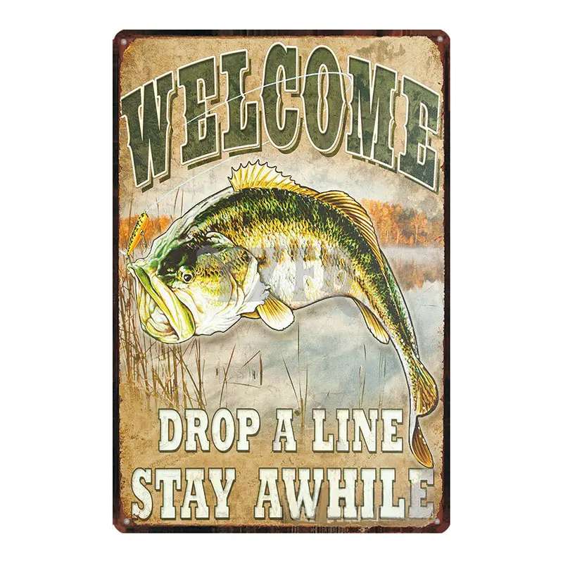 

Japanese Cat Sign Plaque Metal Vintage Metal Plate For Wall Poster Bar Art Home Decor Cuadros DU-3211A