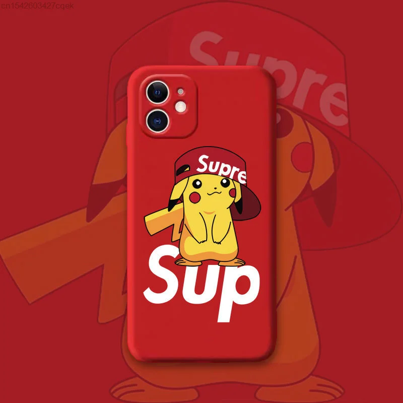 pokemon cartoon pikachu cell iphone case aesthetic trends for iphone se 2020 x xs 12 11 pro max xr 7 8 plus 6 6s free global shipping