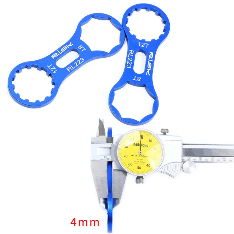 

MTB Bike Front Fork Suspension Repair Tool Bicycle 8T 12T Wrench for XCM XCR XCT RST Fork Removal Tool Mountain Bike Fork Tool