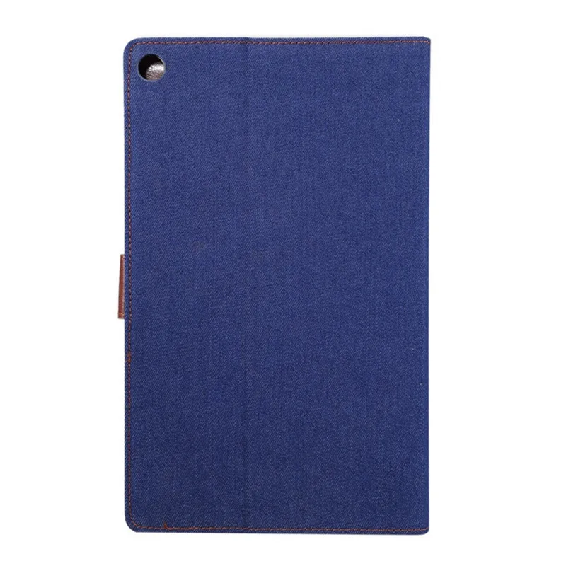 Для samsung Galaxy Tab A 10 1 дюймов (2019) SM T510 T515 роскошный джинсовый плоский чехол для