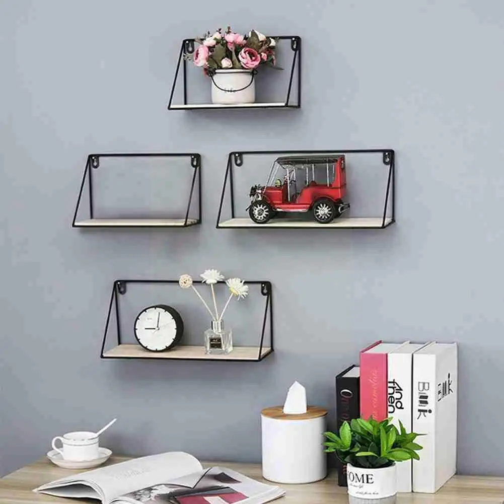 Стеллаж для вещей стеллаж украшения комнаты стены домашний декор полки хранения