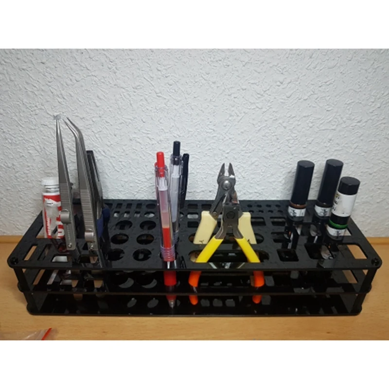 

Screwdriver Storage Rack Holder Screwdriver Organizers for Hex Cross Screw Driver RC Tools Kit Organizers 63 Hole