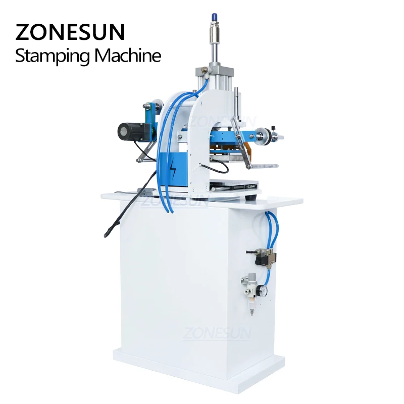 ZONESUN ZS 819C 150x230 мм пневматическая машина для тиснения логотипа и косметики