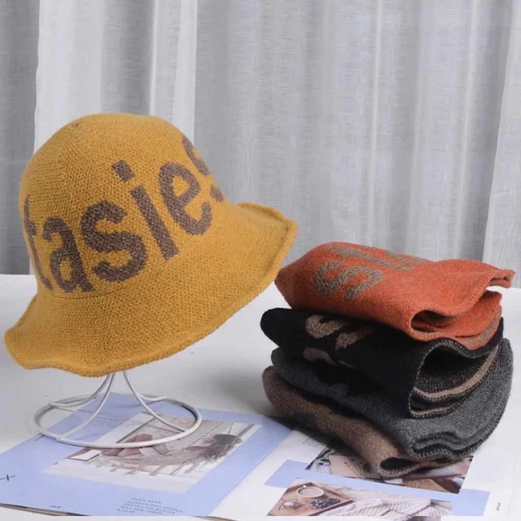 SAGACE Панама высокое качество Женская шерстяная шапка теплая Осень зима вязаные