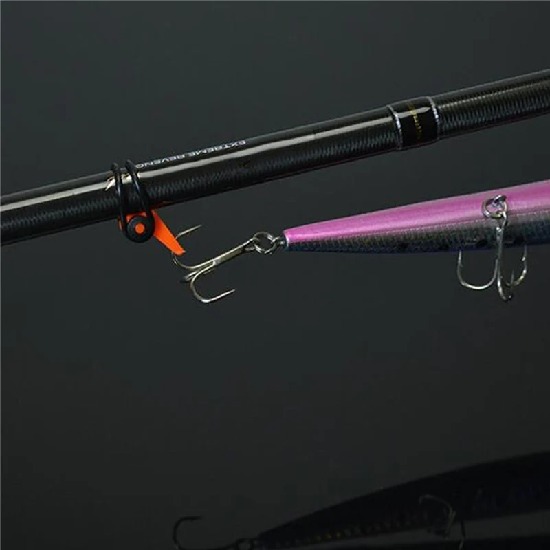 10 шт./компл. Пластик рыболовный крючок держателя для удочки Полюс приманки