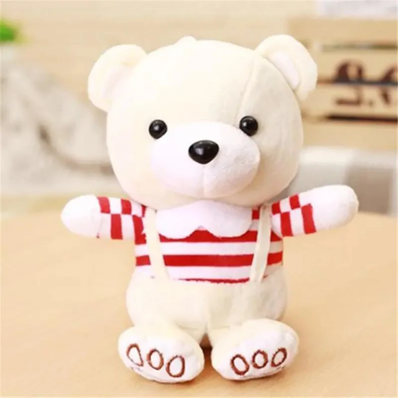 

20CM Funny Plush Bear Doll Toys Kids Sleeping Back Cushion Cute Stuffed Bear Baby Accompany Dolls Xmas Gift
