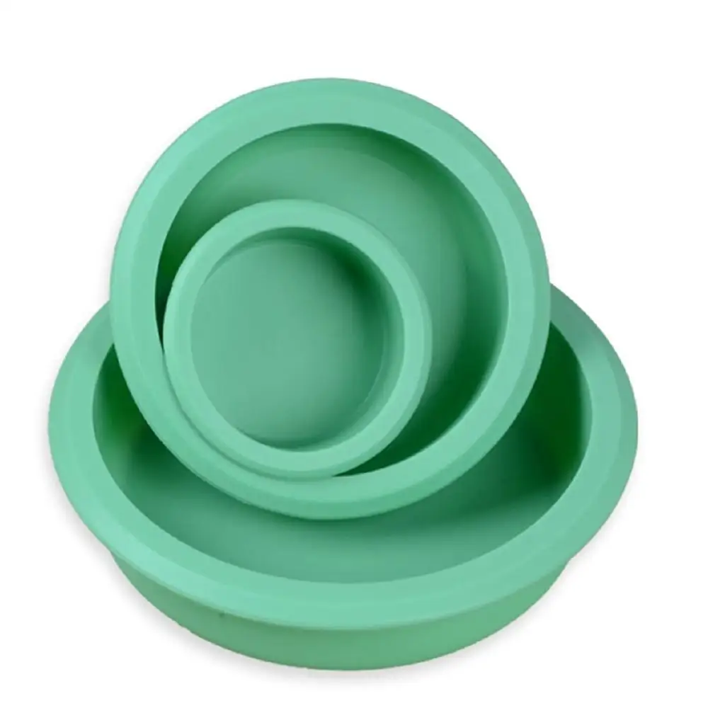 3 шт./компл. противопригарная силиконовая основа круглая форма для кекса набор