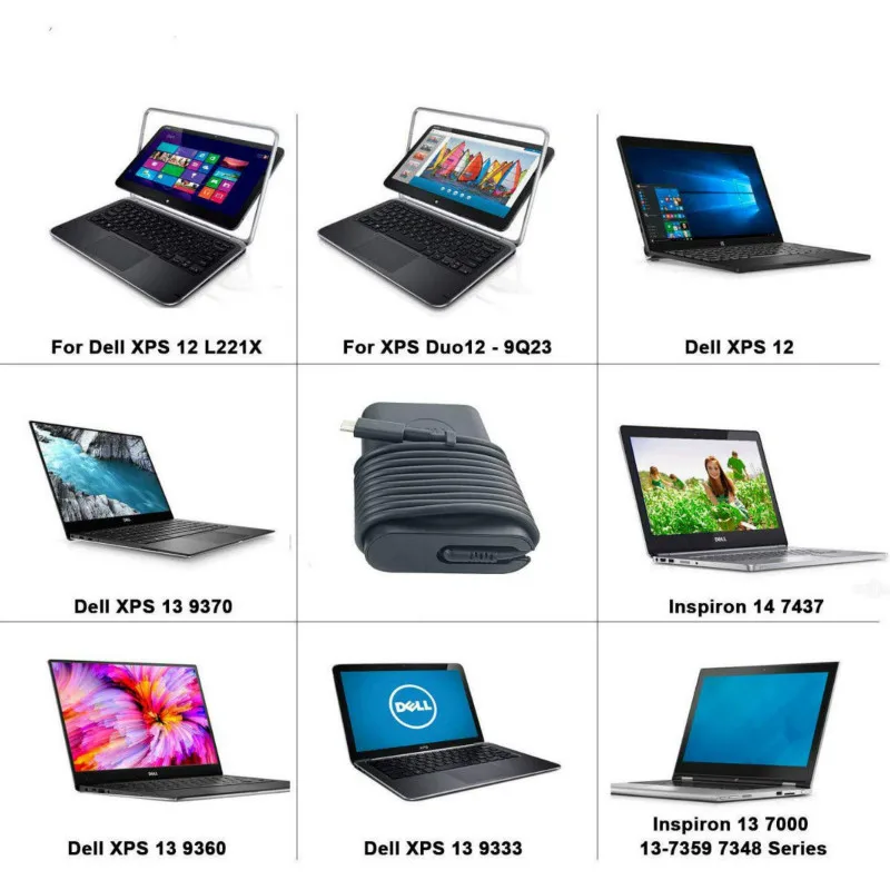 65W 20V 3.25A USB-C type-C новый оригинальный адаптер переменного тока для DELL HA65NM170 LA65NM170